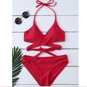 Halter Wrap Bikini